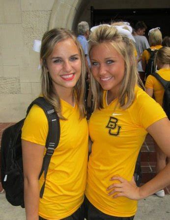 NFL And College Cheerleaders Photos Blonde Baylor Cheerleader Megan