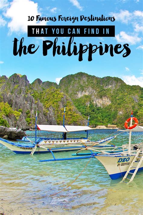 10 Famous Foreign Destinations That You Can Find In The Philippines I