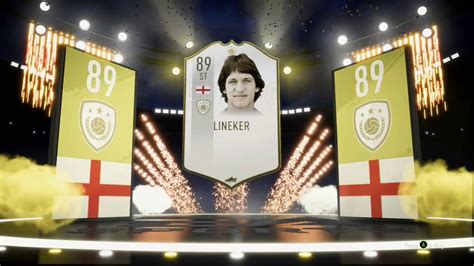 Icon Gary Lineker In A Pack Fifa 19 Pack Opening Youtube