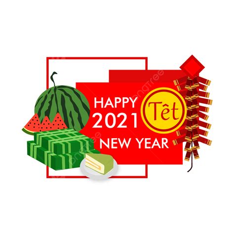 Happy New Years Clipart Transparent PNG Hd Happy Tet New Year Design 4