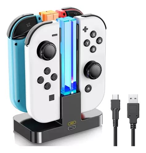 Dock De Carga Para Nintendo Switch Joy Con Pro Controller