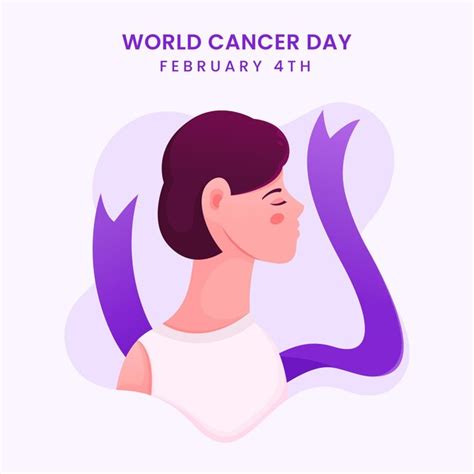 Premium Vector | World cancer day poster background design template