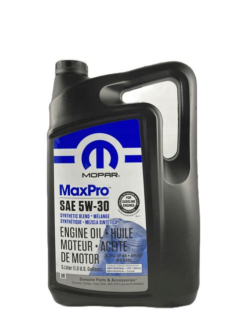 Mopar Maxpro 5W30 5l 840984186877 za 174.54PLN z Gdynia Pucka 11 ...