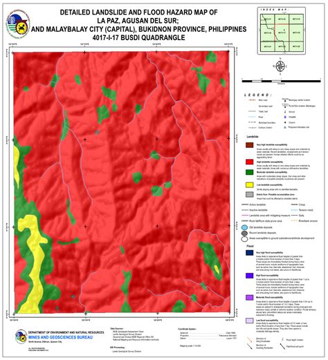 Detailed Landslide And Flood Hazard Map Of La Paz DocsLib