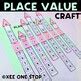 Place Value Chart Craft Craftivity To Tens Ones Hundreds Thousands Millions