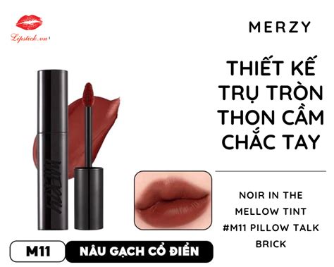 Son Merzy M Pillow Talk Brick Màu Nâu Gạch Đẹp Nhất Hot Nhất