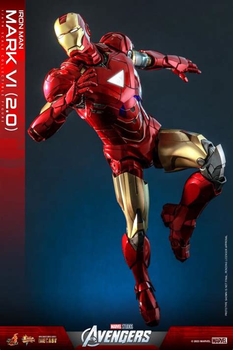 The Avengers MMS688D53 Iron Man Mark VI Ver 2 0 And Suit Up Gantry 1