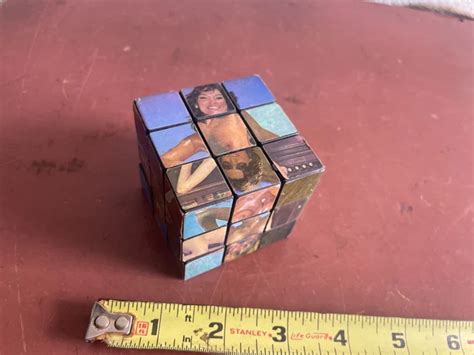 RARE VINTAGE RETRO 1970s 80s Softcore Boob Cube Rubik S Puzzle 11 07 PicClick UK