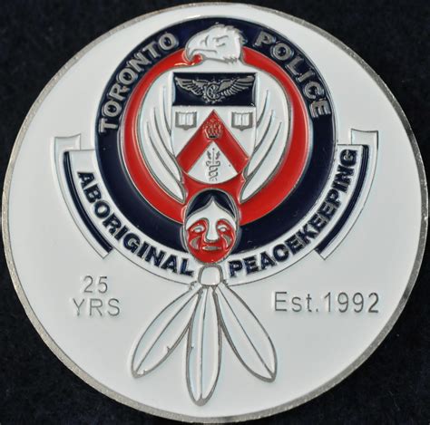 Toronto Police Service Aboriginal Peacekeeping | Challengecoins.ca