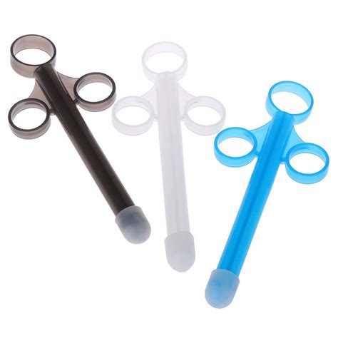 Feminine Hygiene Product Oil Lubricant Applicator Launcher Syringe Injector Lube Tube For Anal