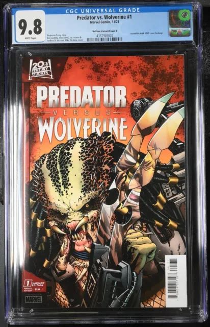 PREDATOR VS WOLVERINE 1 2023 Marvel Comics Mike McKone Variante