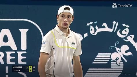 Dubai Tennis Championships Final Ugo Humbert Vs Alexander Bublik