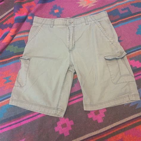 Wf Wear First Free Band Mens Cargo Shorts Size 38 Gre Gem