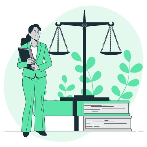 Иллюстрация концепции дипломированного юриста | Бесплатно векторы