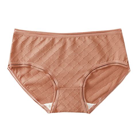 Entyinea Seamless Underwear For Women Cute Low Rise Bikini Panties Pink