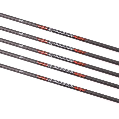 ACCMOS Pure Carbon Arrow Shaft ID6 2mm 3K Carbon Fiber Tube 33 Spine