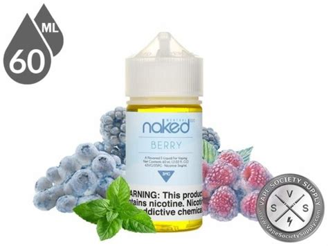 NAKED Berry Menthol 60ml Golden Vape Riyadh