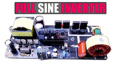 So Excited!!! Pure SINE Inverter PCB at 230V and 50Hz - YouTube
