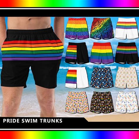 Gay Pride Swim Suit Etsy