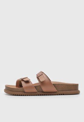Sandália Flat Beira Rio Fivela Nude Compre Agora Dafiti Brasil