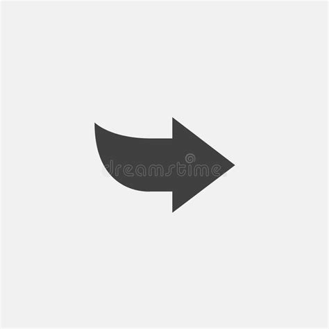 Icona Della Freccia Della Curva Illustrazione Di Stock Illustrazione