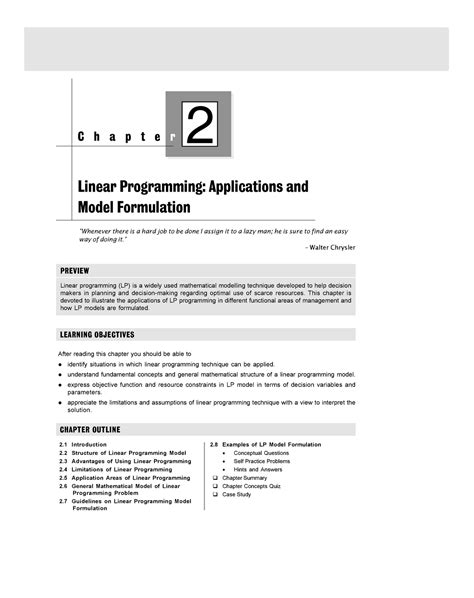 Ca02ca3103 Rmtlpp Formulation Preview Linear Programming