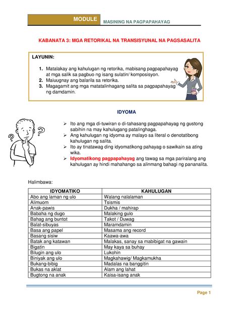 Olfil 03 Kabanata 3 Kabanata 3 Mga Retorikal Na Transisyunal