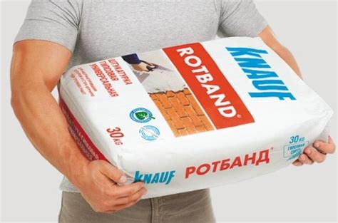 Гипсовая штукатурка Ротбанд от Кнауф: инструкция, расход, время высыхания