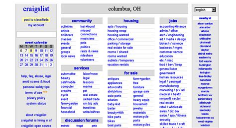 Columbus Ohio Craigslist First Republic Craigslist