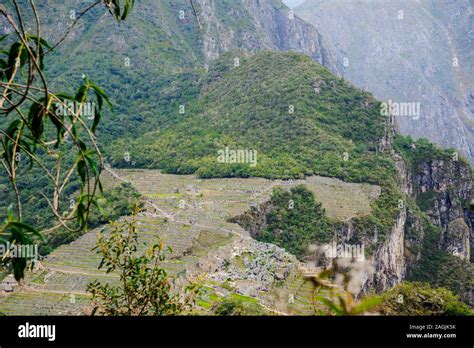 The Terraces Or Agricultural Platforms Of The Inca Empire Machu Picchu