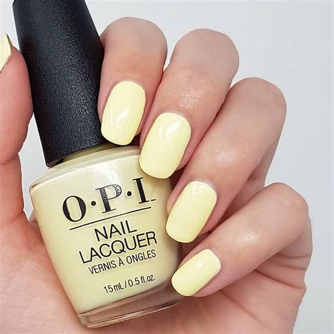 Pastel Yellow Nail Polish