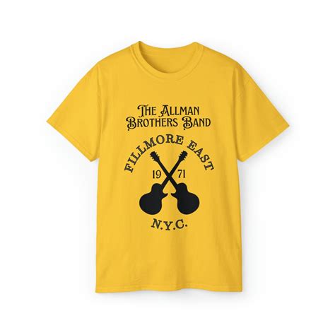 Allman Brothers Band T Shirt The Allman Brothers Band Concert Shirt Vintage Tee Etsy