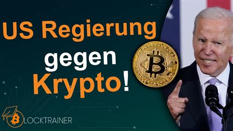 US Regierung Gegen BITCOIN Krypto 500 Seiten Bericht Der Biden