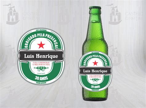 R Tulo Para Cerveja Boteco Heineken Modelo Elo