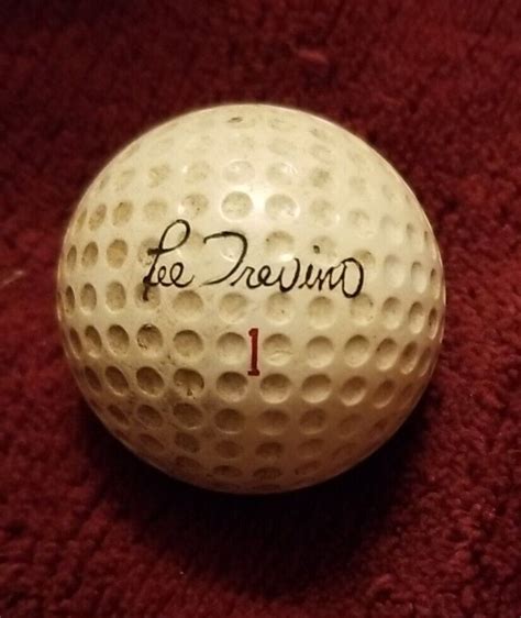 Lee Trevino 1 Numero Uno 1 Faultless G2 678 Signature Golf Ball Ebay