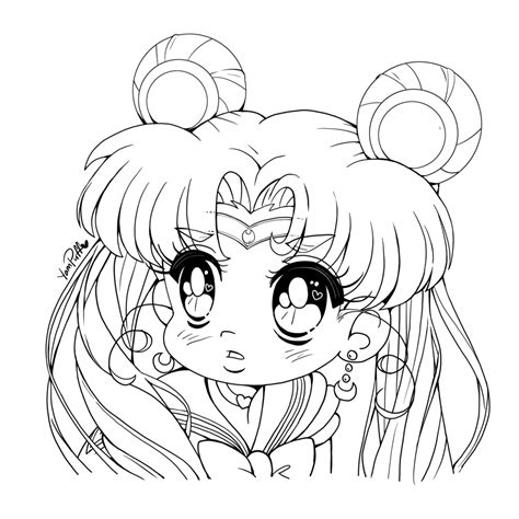 Sailor Moon Redraw Challenge Coloring Page By YamPuff YamPuff S Stuff