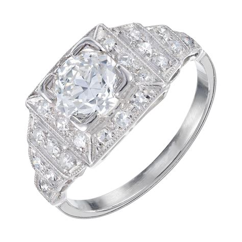 Egl Certified 214 Carat Diamond Platinum Engagement Ring For Sale At