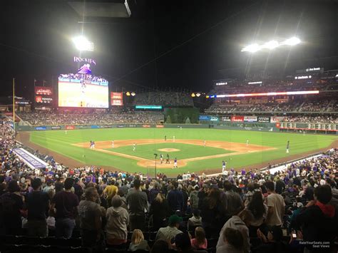 Coors Field Seating Chart Interactive Cabinets Matttroy