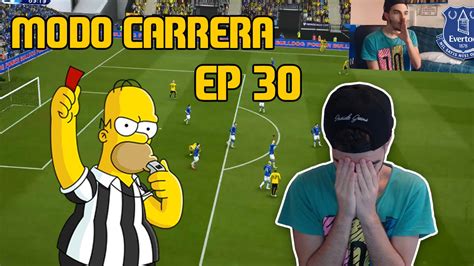 Fifa Modo Carrera Manager Everton Fc Porque Arbitro P H Que