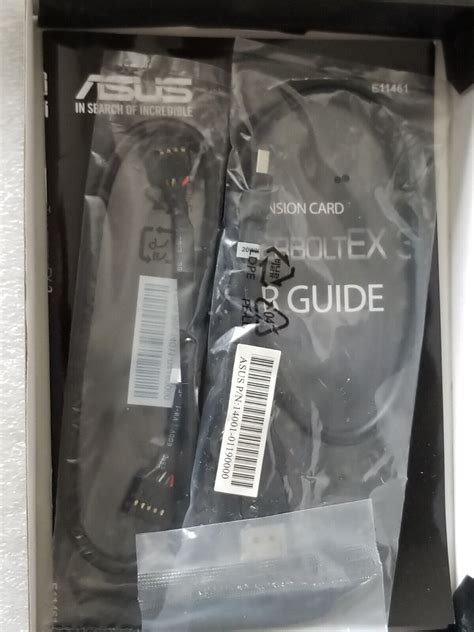 Asus ThunderboltEX 3 USB 3.1 Card For X99,X299,Z170,RAMPAGE V on ...