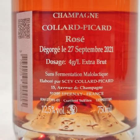 Champagne Collard Picard Ros Extra Brut Cl