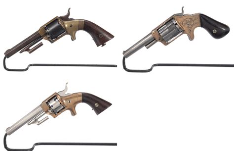 Three Early American Cartridge Revolvers Rock Island Auction