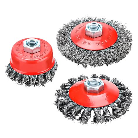 Norjin Lot De Brosses M Talliques Pour Roue M Tallique Brosse