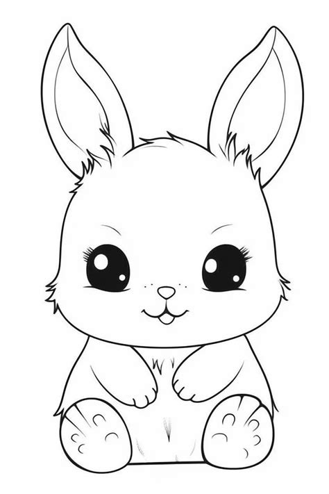 Bunny Mariola Budek Coloring Page Printable Adult Kids 50 Off
