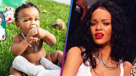 Rihannas Son Makes Facial Expressions Just Like His Mom Youtube