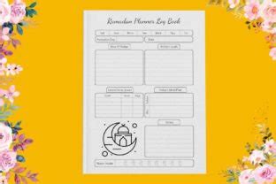 Ramadan Planner Log Book Kdp Interior Graphic By Imran Sarker