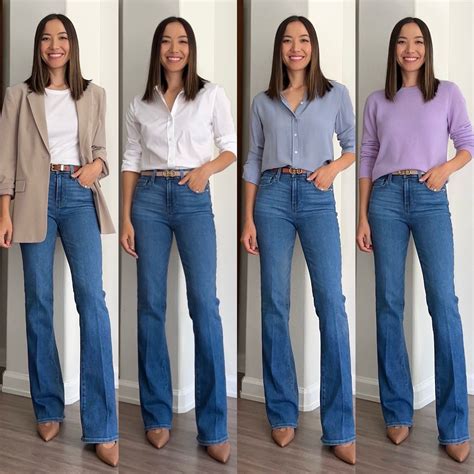 How to Wear Jeans to Work: 5 Business Professional Outfits for the