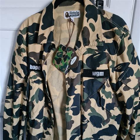 Bape jacket camo crazy rare with tags have never... - Depop