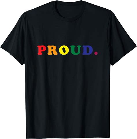 Proud Flag Lgbt Gay Pride Month T Shirt Walmart