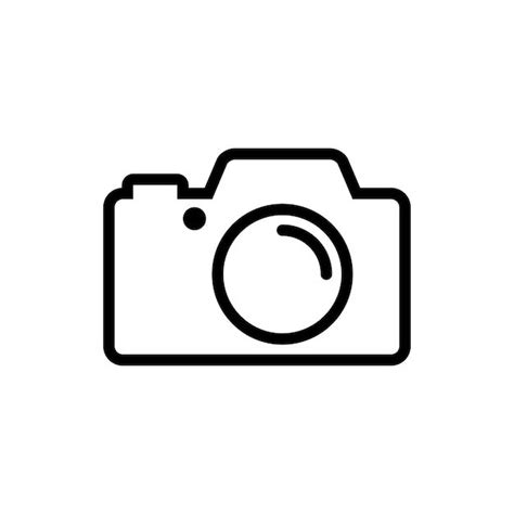 Фотоаппарат вектор знак значок Цифровой фотоаппарат символ плоский ...